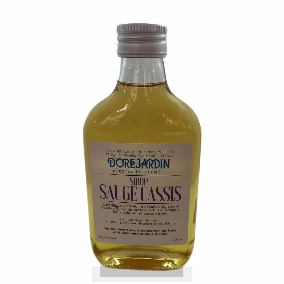 Sirop artisanal – Sauge cassis