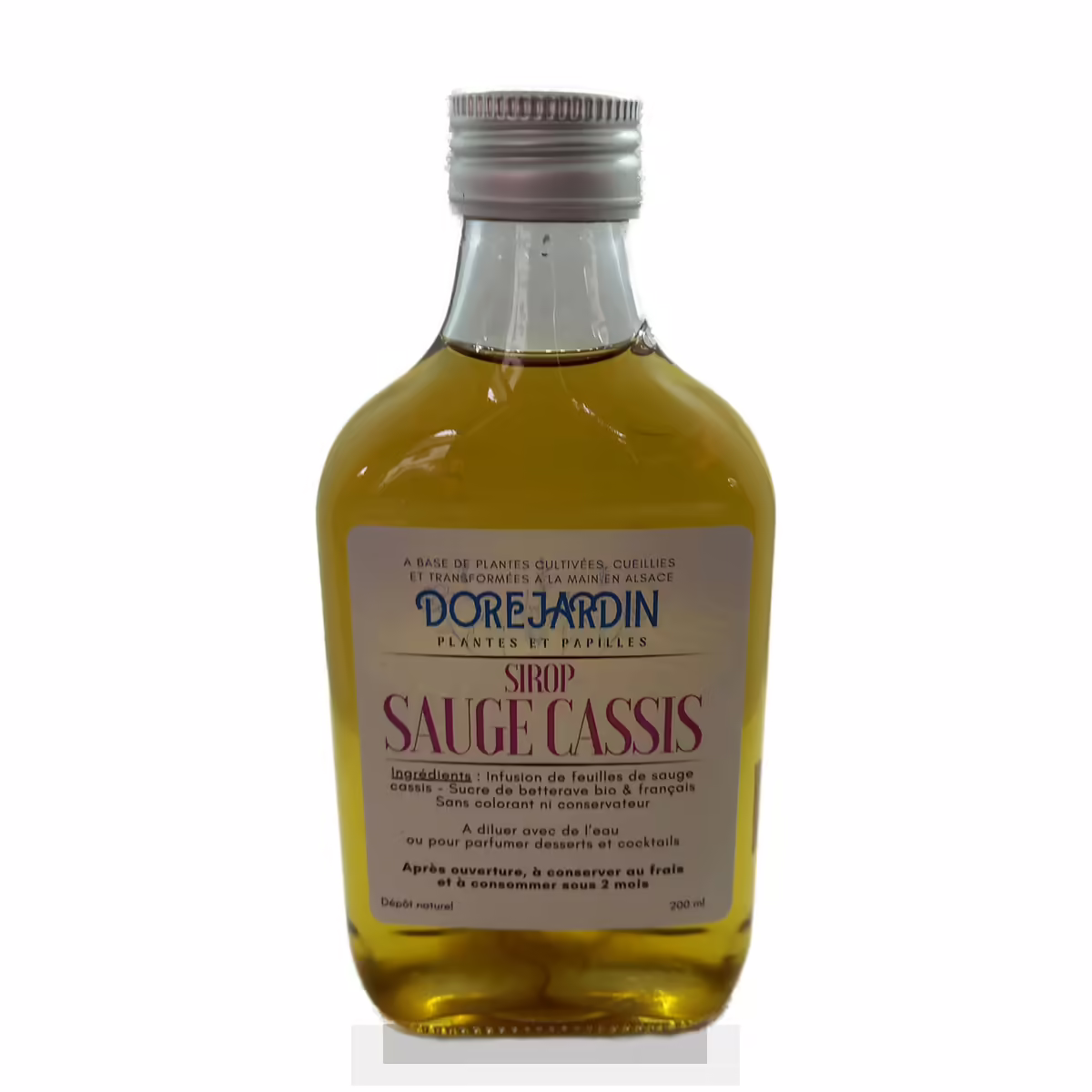 Sirop artisanal – Sauge cassis