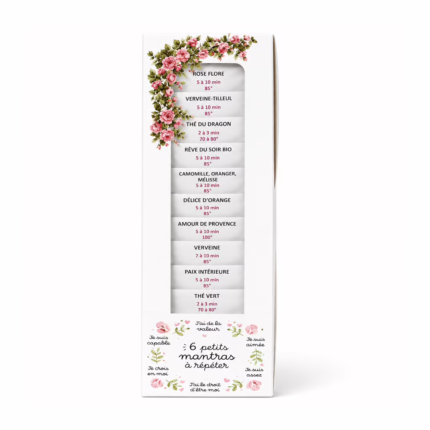 Coffret de thés – Six petits mantras