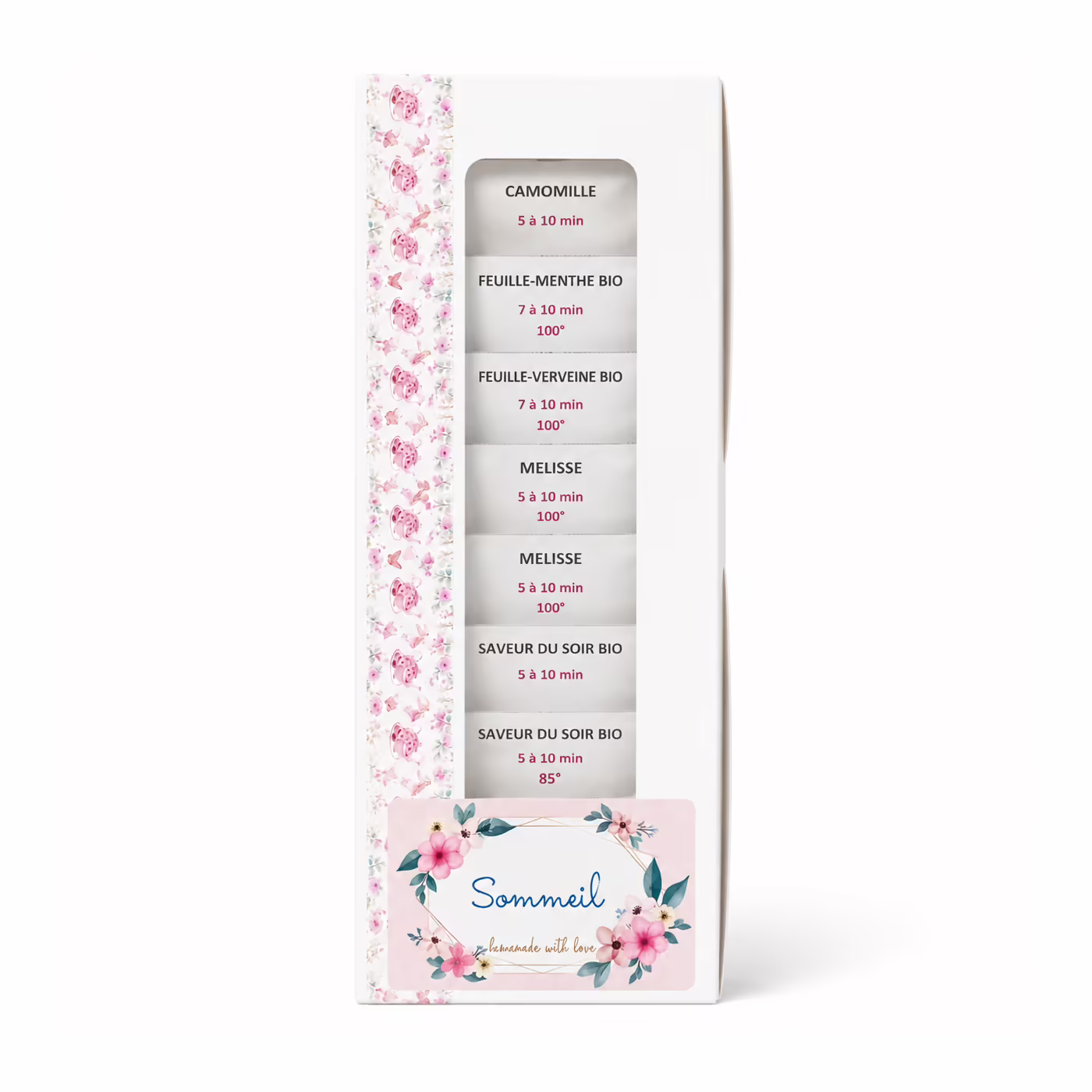 Coffret de thés – Sommeil rose